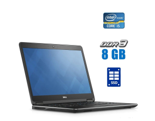 БУ Ультрабук Б-класс Dell Latitude E7440 / 14&quot; (1920x1080) TN / Intel Core i5-4310U (2 (4) ядра по 2.0 - 3.0 GHz) / 8 GB DDR3 / 240 GB SSD / Intel HD Graphics 4400 / WebCam  из Европы
