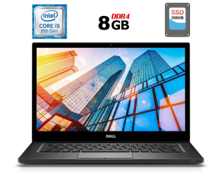 БУ Ноутбук Б-класс Dell Latitude 7490 / 14&quot; (1920x1080) IPS / Intel Core i5-8350U (4 (8) ядра по 1.7 - 3.6 GHz) / 8 GB DDR4 / 256 GB SSD / Intel UHD Graphics 620 / WebCam / USB 3.1 / HDMI / Windows 10 лицензия из Европы