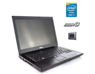 БУ Ноутбук Б-класс Dell Latitude E6410 / 14&quot; (1366x768) TN / Intel Core i7-640M (2 (4) ядра по 2.8 - 3.46 GHz) / 4 GB DDR3 / 128 GB SSD / Intel HD Graphics / DVD-RW из Европы в Харкові