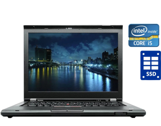 БУ Ноутбук А-класс Lenovo ThinkPad T430 / 14&quot; (1366x768) TN / Intel Core i5-3230M (2 (4) ядра по 2.6 - 3.2 GHz) / 4 GB DDR3 / 128 GB SSD / Intel HD Graphics 4000 / DVD-RW из Европы в Харкові