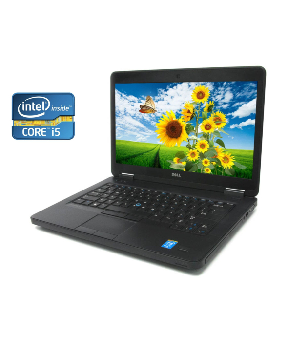 Ноутбук Dell Latitude E5440 / 14&quot; (1366x768) TN / Intel Core i5-4300U (2 (4) ядра по 1.9 - 2.9 GHz) / 8 GB DDR3 / 128 GB SSD / Intel HD Graphics 4400 / WebCam / Win 10 Pro - 1