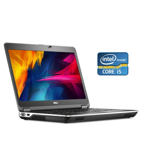 Ноутбук Dell Latitude E6440 / 14&quot; (1366x768) TN / Intel Core i5-4310M (2 (4) ядра по 2.7 - 3.4 GHz) / 8 GB DDR3 / 128 GB SSD / Intel HD Graphics 4600 / WebCam / Win 10 Pro - 1