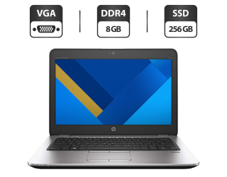 БУ Нетбук HP EliteBook 820 G3 / 12.5&quot; (1366x768) TN / Intel Core i5-6200U (2 (4) ядра по 2.3 - 2.8 GHz) / 8 GB DDR4 / 256 GB SSD / Intel HD Graphics 520 / WebCam / VGA из Европы в Харькове