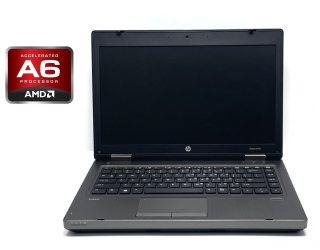 БУ Ноутбук А-класс HP ProBook 6470b / 14&quot; (1366x768) TN / AMD A6-4400M (2 ядра по 2.7 - 3.2 GHz) / 4 GB DDR3 / 128 GB SSD / AMD Radeon HD 7520G Graphics / WebCam / DVD-RW  из Европы в Харкові