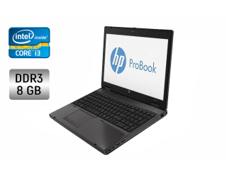 БУ Ноутбук HP ProBook 6570b / 15.6&quot; (1366x768) TN / Intel Core i3-2370M (2 (4) ядра по 2.4 GHz) / 8 GB DDR3 / 128 GB SSD / Intel HD Graphics 3000 / DVD-RW / WebCam из Европы в Харькове