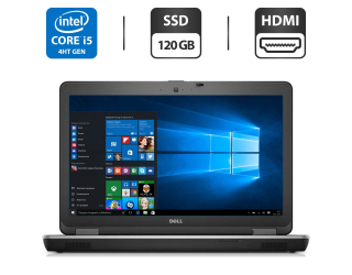 БУ Ноутбук Б-класс Dell Latitude E6540 / 15.6&quot; (1366x768) TN / Intel Core i5-4300M (2 (4) ядра по 2.6 - 3.3 GHz) / 4 GB DDR3 / 120 GB SSD / Intel HD Graphics 4600 / WebCam / DVD-ROM / HDMI из Европы