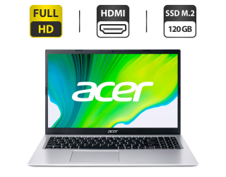БУ Ультрабук Acer Aspire 3 A315-58 / 15.6&quot; (1920x1080) TN / Intel Core i3-1115G4 (2 (4) ядра по 4.1 GHz) / 4 GB DDR4 / 120 GB SSD M.2 / Intel UHD Graphics / WebCam / HDMI из Европы в Харкові