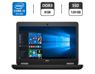 БУ Ноутбук Б-класс Dell Latitude E5540 / 15.6&quot; (1366x768) TN / Intel Core i5-4310U (2 (4) ядра по 2.0 - 3.0 GHz) / 8 GB DDR3 / 120 GB SSD / Intel HD Graphics 4400 / WebCam / DVD-ROM / HDMI из Европы