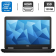 Ноутбук Б-класс Dell Latitude E5540 / 15.6" (1366x768) TN / Intel Core i5-4310U (2 (4) ядра по 2.0 - 3.0 GHz) / 4 GB DDR3 / 120 GB SSD / Intel HD Graphics 4400 / DVD-ROM / HDMI - 1
