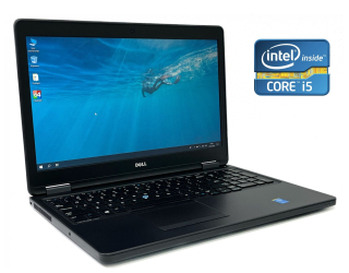 БУ Ноутбук А-класс Dell Latitude E5550 / 15.6&quot; (1920x1080) TN / Intel Core i5-5200U (2 (4) ядра по 2.2 - 2.7 GHz) / 8 GB DDR3 / 240 GB SSD / Intel HD Graphics 5500 / WebCam из Европы в Харкові