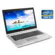 Ноутбук А-класс HP EliteBook 8470p / 14" (1366x768) TN / Intel Core i5-3230M (2 (4) ядра по 2.6 - 3.2 GHz) / 4 GB DDR3 / 256 GB SSD / Intel HD Graphics 4000 / WebCam / DVD-RW - 1