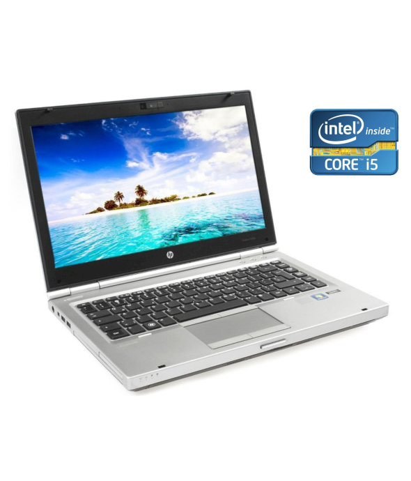 Ноутбук А-класс HP EliteBook 8470p / 14&quot; (1366x768) TN / Intel Core i5-3230M (2 (4) ядра по 2.6 - 3.2 GHz) / 4 GB DDR3 / 256 GB SSD / Intel HD Graphics 4000 / WebCam / DVD-RW - 1