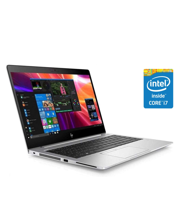 Ультрабук HP EliteBook 830 G5 / 13.3&quot; (1920x1080) IPS / Intel Core i7-8650U (4 (8) ядра по 1.9 - 4.2 GHz) / 16 GB DDR4 / 256 GB SSD / Intel UHD Graphics 620 / WebCam / Win 10 Pro + беспроводная мышь Maxxter MR-331 NEW - 1