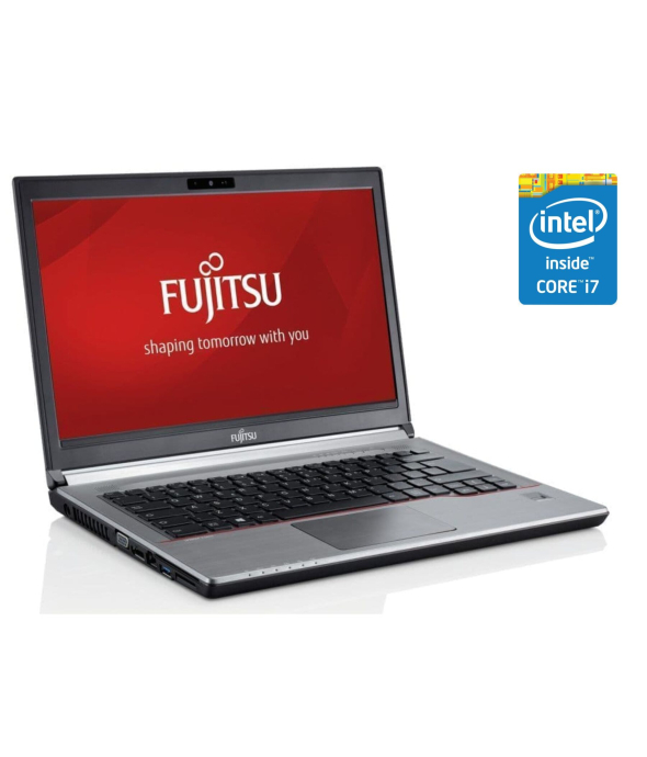 Нетбук Б-класс Fujitsu LifeBook E746 / 14&quot; (1920x1080) IPS / Intel Core i7-6600U (2 (4) ядра по 2.6 - 3.4 GHz) / 8 GB DDR4 / 120 GB SSD / Intel HD Graphics 520 / WebCam / Win 10 Pro - 1