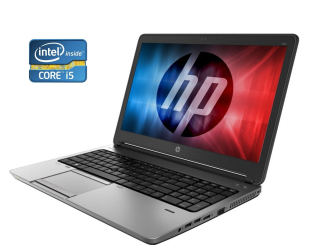 БУ Ноутбук HP ProBook 650 G1 / 15.6&quot; (1366x768) TN / Intel Core i5-4200M (2 (4) ядра по 2.5 - 3.1 GHz) / 8 GB DDR3 / 256 GB SSD / Intel HD Graphics 4600 / WebCam / DVD-ROM / Win 10 Pro из Европы в Харкові