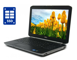 БУ Ноутбук Dell Latitude E5520 / 15.6&quot; (1366x768) TN / Intel Core i3-2330M (2 (4) ядра по 2.2 GHz) / 4 GB DDR3 / 180 GB SSD / Intel HD Graphics 3000 / DVD-ROM / Win 10 Pro из Европы в Харкові