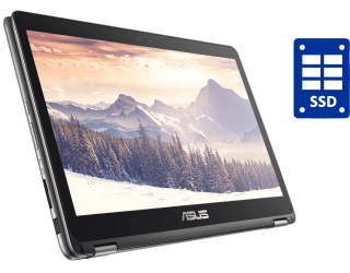 БУ Нетбук-трансформер Asus ZenBook Flip UX360CA / 13.3&quot; (1920x1080) IPS Touch / Intel Core m3-6Y30 (2 (4) ядра по 0.9 - 2.2 GHz) / 8 GB DDR3 / 256 GB SSD / Intel HD Graphics 515 / WebCam / Win 10 Home из Европы в Харкові