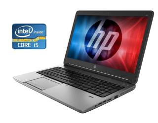 БУ Ноутбук HP ProBook 650 G1 / 15.6&quot; (1366x768) TN / Intel Core i5-4210M (2 (4) ядра по 2.6 - 3.2 GHz) / 8 GB DDR3 / 256 GB SSD / Intel HD Graphics 4600 / WebCam / DVD-ROM / Win 10 Home из Европы в Харькове