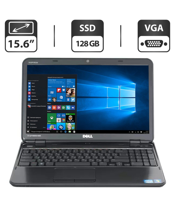 Ноутбук Б-класс Dell Inspiron N5110 / 15.6&quot; (1366x768) TN / Intel Core i5-2430M (2 (4) ядра по 2.4 - 3.0 GHz) / 8 GB DDR3 / 128 GB SSD / Intel HD Graphics 3000 / WebCam / VGA / HDMI - 1