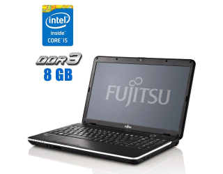 БУ Ноутбук Fujitsu LifeBook A512 / 15.6&quot; (1366x768) TN / Intel Core i5-3230M (2 (4) ядра по 2.6 - 3.2 GHz) / 8 GB DDR3 / 300 GB HDD / Intel HD Graphics 4000 / WebCam из Европы в Харкові