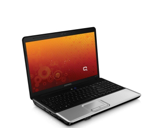 БУ Ноутбук HP Compaq Presario CQ60 / 15.6&quot; (1366x768) TN / Intel Celeron 585 (1 ядро с 2.16 GHz) / 4 GB DDR2 / 250 GB HDD / Intel GMA 4500M Graphics / WebCam / DVD-ROM / Windows 7 / АКБ не держит из Европы в Харкові