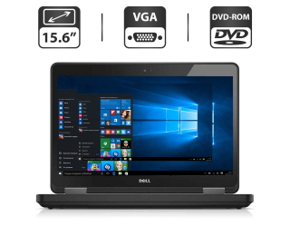 БУ Ноутбук Б-класс Dell Latitude E5540 / 15.6&quot; (1366x768) TN / Intel Core i3-4030U (2 (4) ядра по 1.9 GHz) / 4 GB DDR3 / 500 GB HDD / Intel HD Graphics 4400 / WebCam / DVD-ROM / VGA из Европы в Харкові