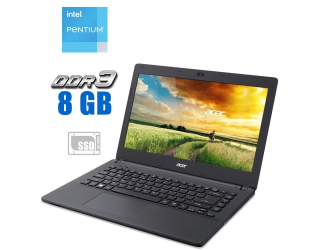 БУ Ноутбук Б-класс Acer Aspire ES1-431 / 14&quot; (1366x768) TN / Intel Pentium N3700 (4 ядра по 1.6 - 2.4 GHz) / 8 GB DDR3 / 500 GB HDD / Intel HD Graphics / WebCam из Европы в Харкові