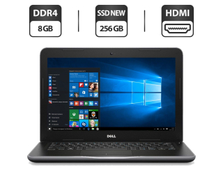БУ Ноутбук Dell Latitude 3380 / 13.3&quot; (1366x768) TN / Intel Core i3-6006U (2 (4) ядра по 2.0 GHz) / 8 GB DDR4 / 256 GB SSD NEW / Intel HD Graphics 520 / WebCam / HDMI из Европы в Харкові