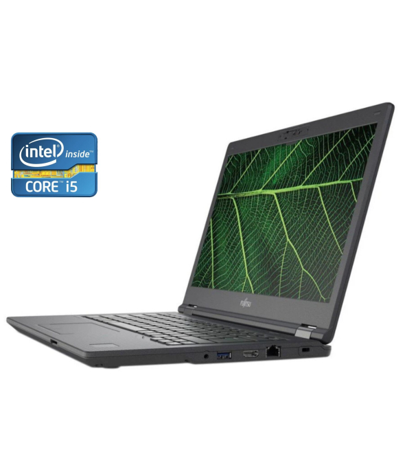 Ультрабук Fujitsu LifeBook E5410 / 14&quot; (1366x768) TN / Intel Core i5-10310U (4 (8) ядра по 1.7 - 4.4 GHz) / 8 GB DDR4 / 256 GB SSD / Intel UHD Graphics / WebCam / Win 10 - 1
