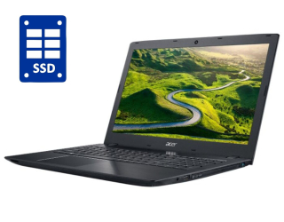 БУ Ноутбук Acer Aspire E5-575-33BM  / 15.6&quot; (1366x768) TN / Intel Core i3-7100U (2 (4) ядра по 2.4 GHz) / 8 GB DDR4 / 256 GB SSD / Intel HD Graphics 620 / WebCam / DVD-ROM / Win 10 Home из Европы в Харкові