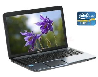 БУ Ноутбук Б-класс Toshiba Satellite L855-S5280P / 15.6&quot; (1366x768) TN / Intel Core i5-3210M (2 (4) ядра по 2.5 - 3.1 GHz) / 8 GB DDR3 / 120 GB SSD / Intel HD Graphics 4000 / WebCam / DVD-ROM / Win 10 Pro из Европы в Харкові