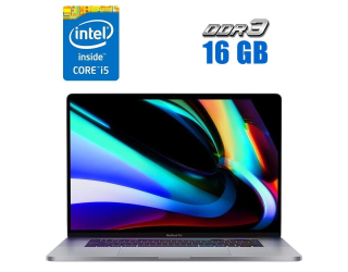 БУ Ноутбук Apple MacBook Pro A1989 / 13.3&quot; (2560x1600) IPS / Intel Core i5-8250U (4 (8) ядра по 1.6 - 3.4 GHz) / 16 GB DDR3 / 250 GB SSD / Intel Iris Plus Graphics 655 / WebCam из Европы в Харькове