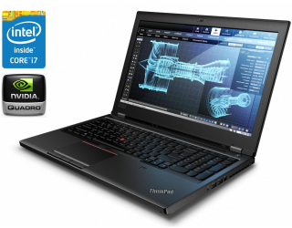 БУ Мобильная рабочая станция Lenovo ThinkPad P53 / 15.6&quot; (1920x1080) IPS / Intel Core i7-9850H (6 (12) ядер по 2.6 - 4.6 GHz) / 64 GB DDR4 / 1000 GB SSD / nVidia Quadro RTX 3000, 6 GB GDDR6, 192-bit / WebCam / Win 10 Pro + Гарнитура A4Tech FH300U из Европы