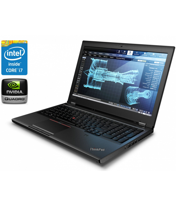Мобильная рабочая станция Lenovo ThinkPad P53 / 15.6&quot; (1920x1080) IPS / Intel Core i7-9850H (6 (12) ядер по 2.6 - 4.6 GHz) / 64 GB DDR4 / 1000 GB SSD / nVidia Quadro RTX 3000, 6 GB GDDR6, 192-bit / WebCam / Win 10 Pro + Гарнитура A4Tech FH300U NEW - 1