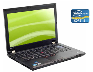 БУ Ноутбук А-класс Lenovo ThinkPad L420 / 14&quot; (1366x768) TN / Intel Core i5-2410M (2 (4) ядра по 2.3 - 2.9 GHz) / 4 GB DDR3 / 160 GB SSD / Intel HD Graphics 3000 / WebCam / DVD-RW из Европы в Харькове