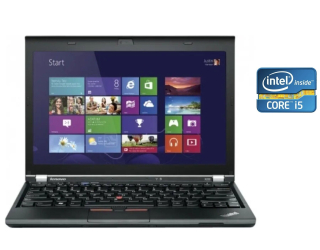 БУ Нетбук A-класс Lenovo ThinkPad X230 / 12.5&quot; (1366x768) TN / Intel Core i5-3320M (2 (4) ядра по 2.6 - 3.3 GHz) / 4 GB DDR3 / 120 GB SSD / Intel HD Graphics 4000 / WebCam / Win 10 Pro из Европы в Харкові
