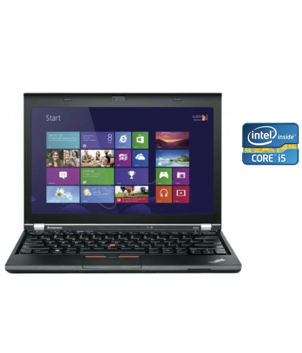 Нетбук A-класс Lenovo ThinkPad X230 / 12.5&quot; (1366x768) TN / Intel Core i5-3320M (2 (4) ядра по 2.6 - 3.3 GHz) / 4 GB DDR3 / 120 GB SSD / Intel HD Graphics 4000 / WebCam / Win 10 Pro - 1