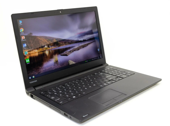 Ноутбук Б-класс Toshiba Tecra C50-B / 15.6&quot; (1366x768) TN / Intel Core i5-4210U (2 (4) ядра по 1.7 - 2.7 GHz) / 4 GB DDR3 / 256 GB SSD / Intel HD Graphics 4400 / WebCam / DVD-ROM / VGA - 3