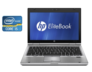 БУ Нетбук A-класс HP EliteBook 2560p / 12.5&quot; (1366x768) TN / Intel Core i5-2520M (2 (4) ядра по 2.5 - 3.2 GHz) / 4 GB DDR3 / 120 GB SSD / Intel HD Graphics 3000 / WebCam / DVD-RW из Европы в Харькове