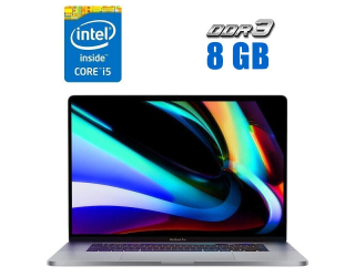 БУ Ноутбук Apple MacBook Pro A1989 / 13.3&quot; (2560x1600) IPS / Intel Core i5-8250U (4 (8) ядра по 1.6 - 3.4 GHz) / 8 GB DDR3 / 240 GB SSD / Intel Iris Plus Graphics 655 / WebCam из Европы в Харкові