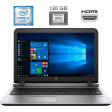 Ноутбук HP ProBook 450 G3 / 15.6" (1366x768) TN / Intel Core i3-6006U (2 (4) ядра по 2.0 GHz) / 4 GB DDR4 / 120 GB SSD / Intel HD Graphics 520 / WebCam / HDMI - 1