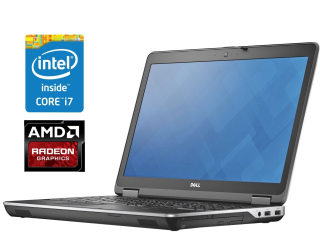 БУ Игровой ноутбук Dell Latitude E6540 / 15.6&quot; (1920x1080) ips / Intel Core i7-4810MQ (4 (8) ядра по 2.8 - 3.8 GHz) / 8 GB DDR3 / 240 GB SSD / AMD Radeon HD 8790M, 2 GB GDDR5, 128-bit / WebCam / DVD-ROM / Win 10 Pro из Европы в Харкові