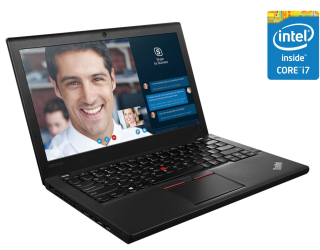 БУ Нетбук Lenovo ThinkPad X260 / 12.5&quot; (1920x1080) IPS / Intel Core i7-6600U (2 (4) ядра по 2.6 - 3.4 GHz) / 8 GB DDR4 / 256 GB SSD / Intel HD Graphics 520 / WebCam / Win 10 Pro из Европы в Харкові