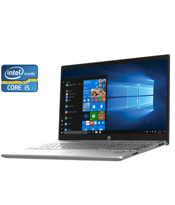 Ноутбук Б-класс HP Pavilion 15-cs2073nr / 15.6&quot; (1920x1080) IPS Touch / Intel Core i5-8265U (4 (8) ядра по 1.6 - 3.9 GHz) / 8 GB DDR4 / 512 GB SSD / Intel UHD Graphics 620 / WebCam / Win 10 Home - 1