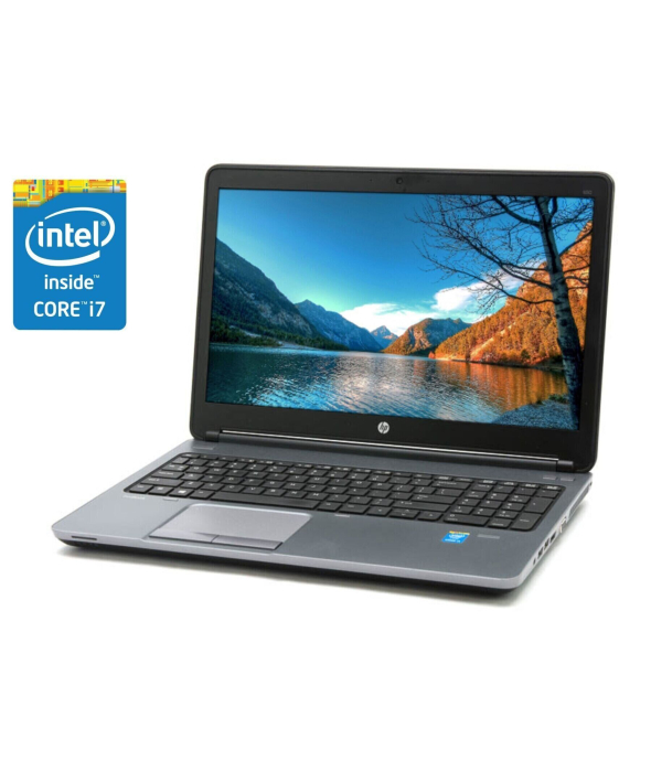 Ноутбук Б-класс HP ProBook 650 G1 / 15.6&quot; (1920x1080) TN / Intel Core i7-4800MQ (4 (8) ядра по 2.7 - 3.7 GHz) / 8 GB DDR3 / 500 GB SSD / Intel HD Graphics 4600 / WebCam / DVD-ROM / Win 10 Pro - 1