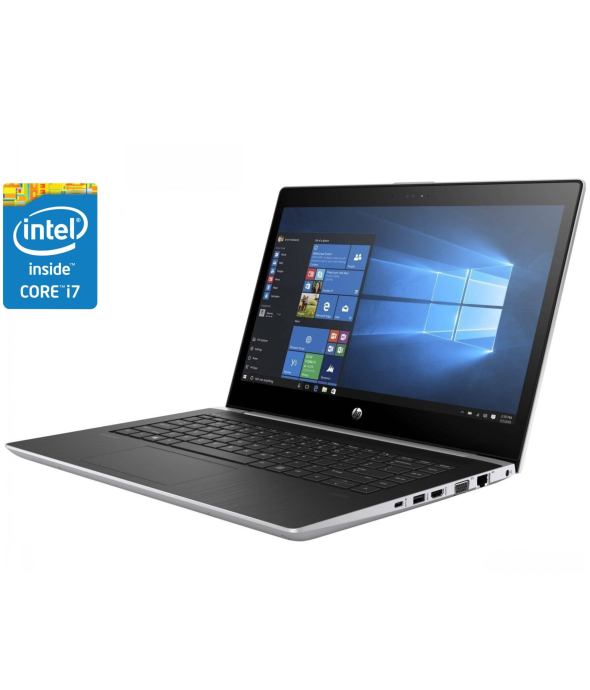 Ультрабук HP ProBook 440 G5 / 14&quot; (1920x1080) IPS / Intel Core i7-8550U (4 (8) ядра по 1.8 - 4.0 GHz) / 8 GB DDR4 / 256 GB SSD / Intel UHD Graphics 620 / WebCam / Win 10 Pro - 1