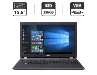 БУ Ноутбук Б-класс Acer Aspire ES1-531-P7QY / 15.6&quot; (1366x768) TN / Intel Pentium N3700 (4 ядра по 1.6 - 2.4 GHz) / 4 GB DDR3 / 256 GB SSD / Intel HD Graphics / WebCam / HDMI из Европы в Харькове