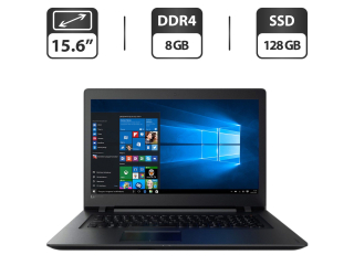 БУ Ноутбук Lenovo IdeaPad V110-15ISK / 15.6&quot; (1366x768) TN / Intel Core i5-6200U (2 (4) ядра по 2.3 - 2.8 GHz) / 8 GB DDR4 / 128 GB SSD / Intel HD Graphics 520 / WebCam / DVD-ROM / HDMI из Европы в Харкові