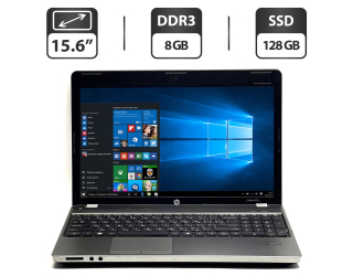 БУ Ноутбук Б-класс HP ProBook 4530s / 15.6&quot; (1366x768) TN / Intel Core i3-2330M (2 (4) ядра по 2.2 GHz) / 8 GB DDR3 / 128 GB SSD / Intel HD Graphics 3000 / WebCam / DVD-ROM / VGA из Европы в Харькове