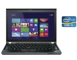БУ Нетбук A-класс Lenovo ThinkPad X230 / 12.5&quot; (1366x768) TN / Intel Core i5-3320M (2 (4) ядра по 2.6 - 3.3 GHz) / 4 GB DDR3 / 128 GB SSD / Intel HD Graphics 4000 / WebCam / Win 10 Pro из Европы в Харкові